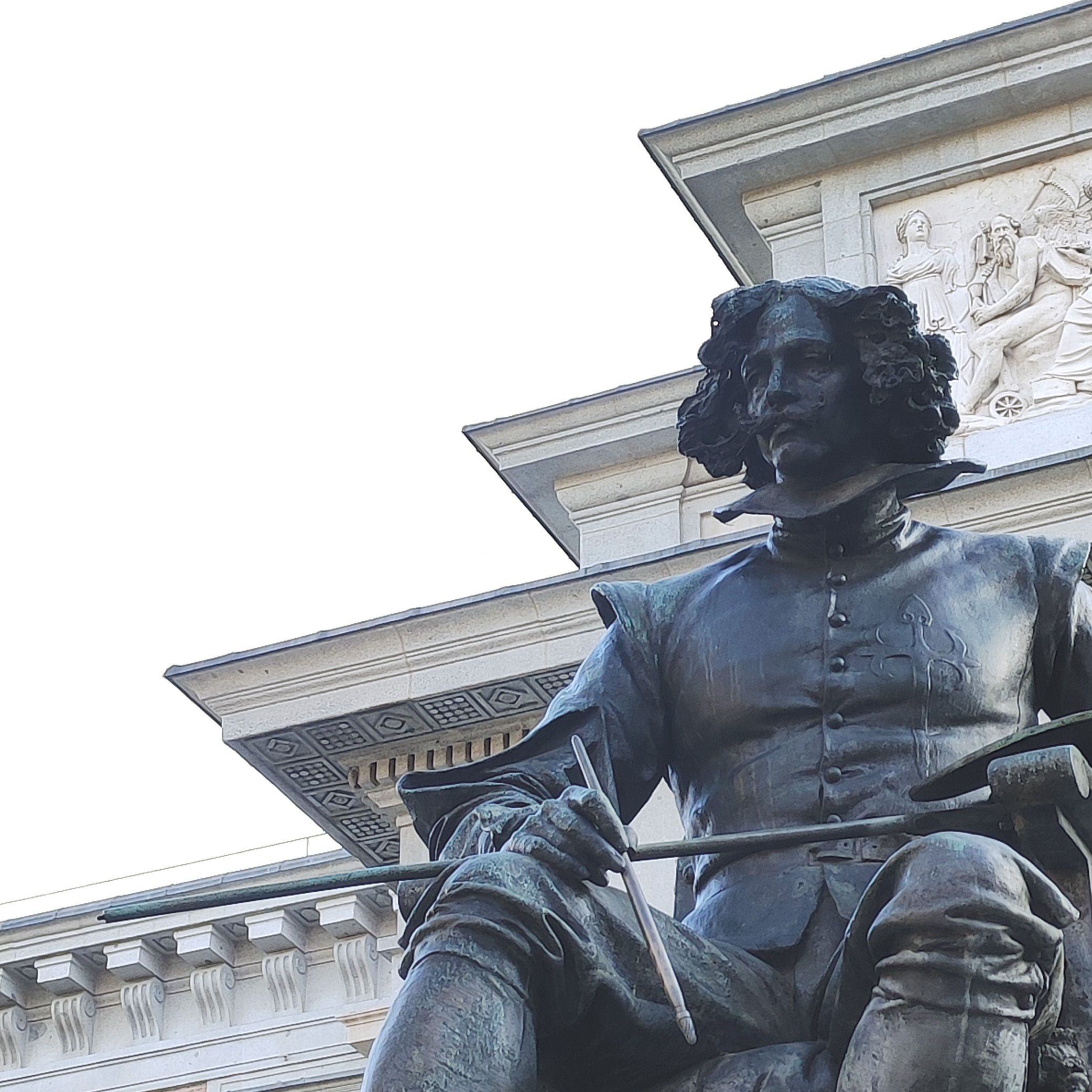 Estatua Velázquez Conoce a Velázquez en una visita guiada privada al Museo del Prado